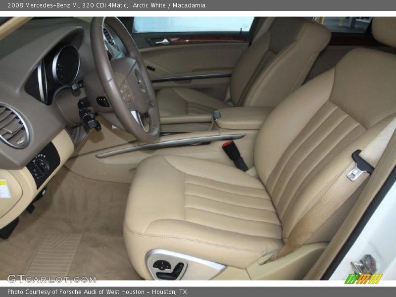 Arctic White / Macadamia 2008 Mercedes-Benz ML 320 CDI 4Matic