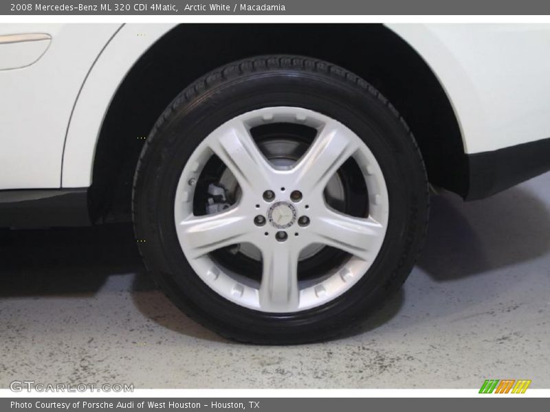 Arctic White / Macadamia 2008 Mercedes-Benz ML 320 CDI 4Matic