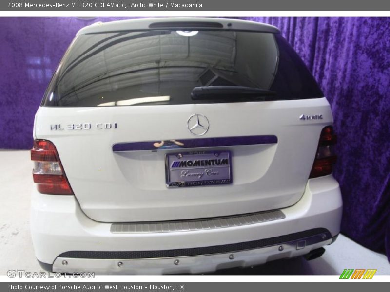 Arctic White / Macadamia 2008 Mercedes-Benz ML 320 CDI 4Matic