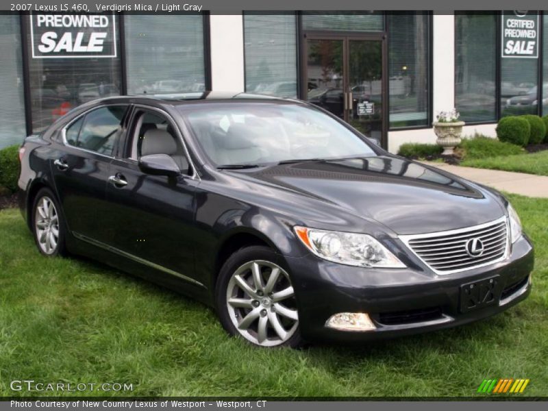 Verdigris Mica / Light Gray 2007 Lexus LS 460