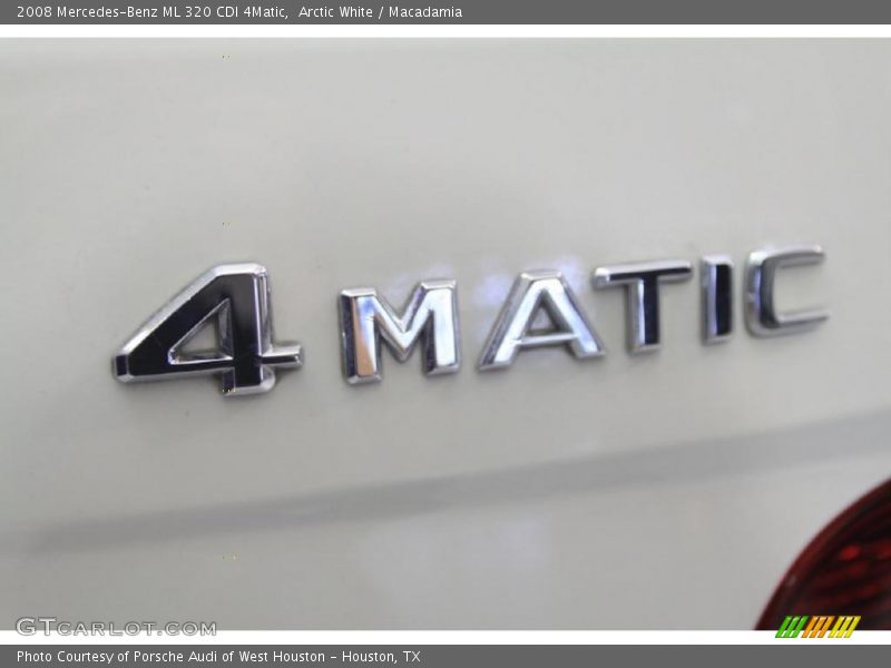 Arctic White / Macadamia 2008 Mercedes-Benz ML 320 CDI 4Matic