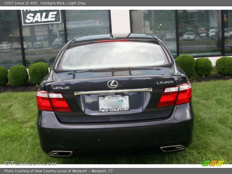 Verdigris Mica / Light Gray 2007 Lexus LS 460