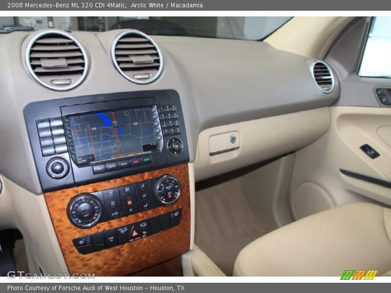 Arctic White / Macadamia 2008 Mercedes-Benz ML 320 CDI 4Matic