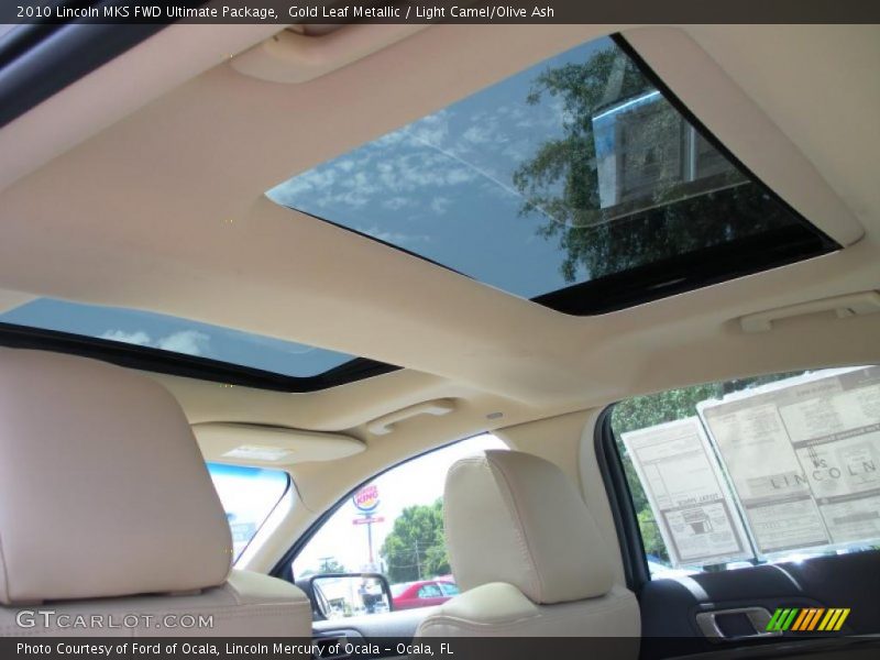 Gold Leaf Metallic / Light Camel/Olive Ash 2010 Lincoln MKS FWD Ultimate Package