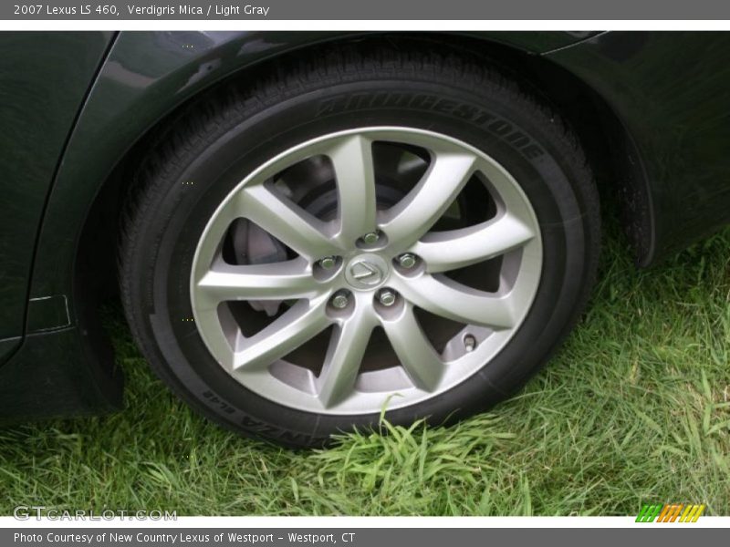 Verdigris Mica / Light Gray 2007 Lexus LS 460