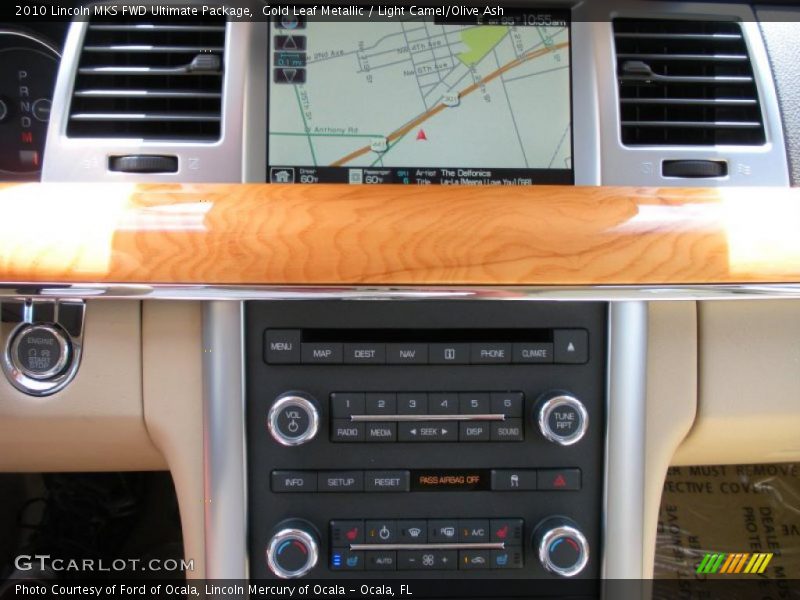 Gold Leaf Metallic / Light Camel/Olive Ash 2010 Lincoln MKS FWD Ultimate Package