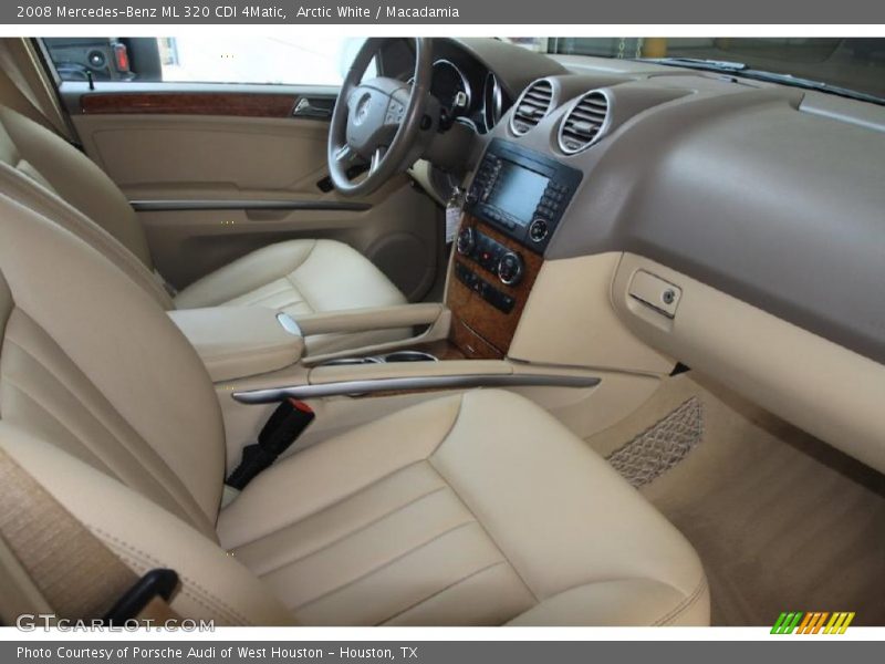 Arctic White / Macadamia 2008 Mercedes-Benz ML 320 CDI 4Matic