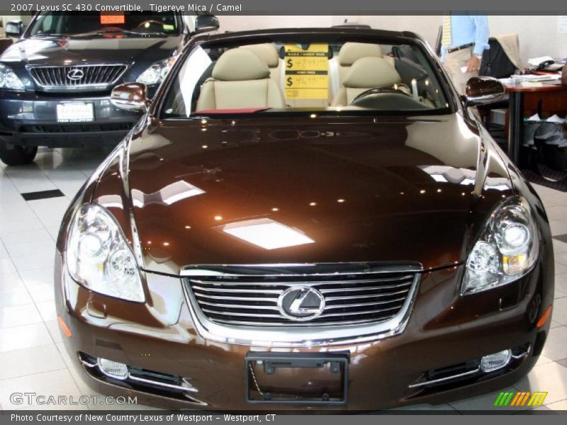 Tigereye Mica / Camel 2007 Lexus SC 430 Convertible