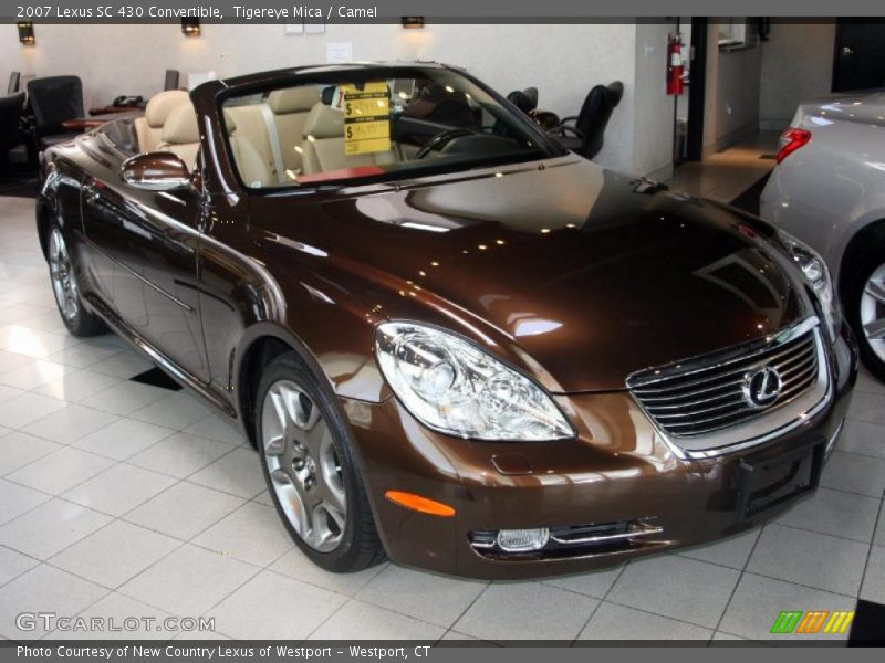 Tigereye Mica / Camel 2007 Lexus SC 430 Convertible