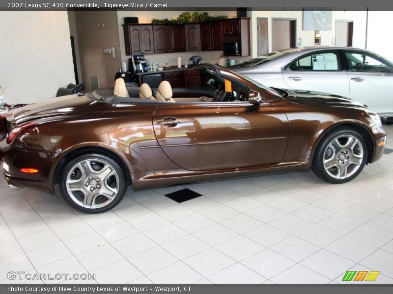 Tigereye Mica / Camel 2007 Lexus SC 430 Convertible
