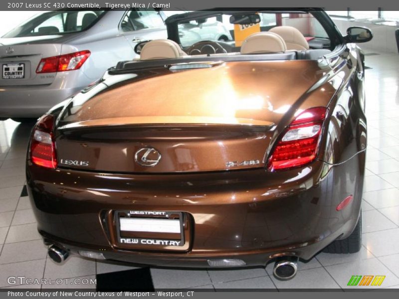 Tigereye Mica / Camel 2007 Lexus SC 430 Convertible