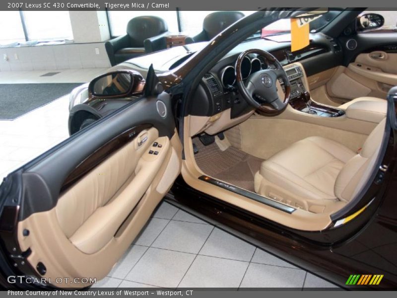 Tigereye Mica / Camel 2007 Lexus SC 430 Convertible
