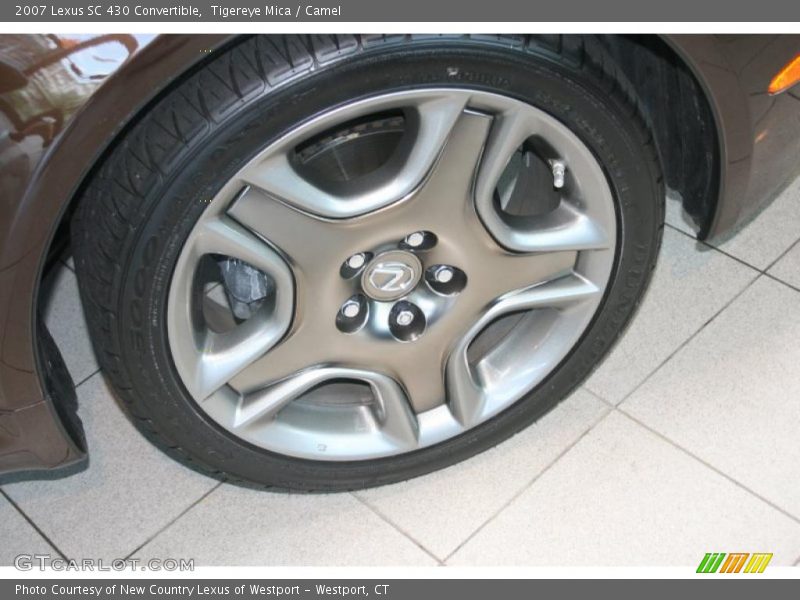 Tigereye Mica / Camel 2007 Lexus SC 430 Convertible