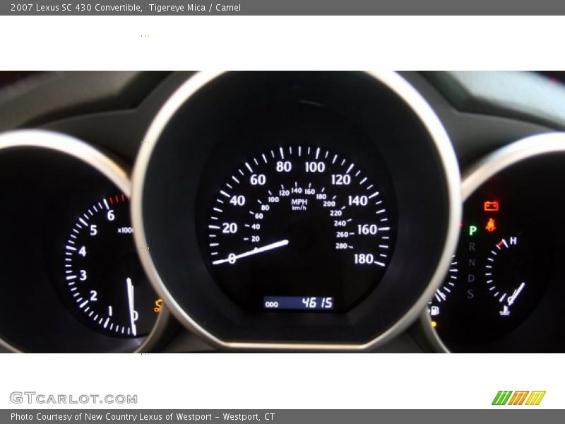 Tigereye Mica / Camel 2007 Lexus SC 430 Convertible