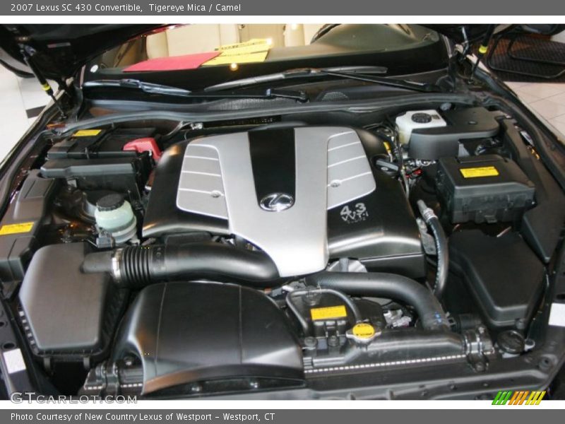 Tigereye Mica / Camel 2007 Lexus SC 430 Convertible