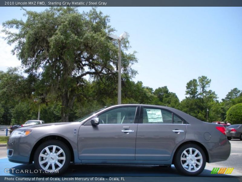 Sterling Gray Metallic / Steel Gray 2010 Lincoln MKZ FWD