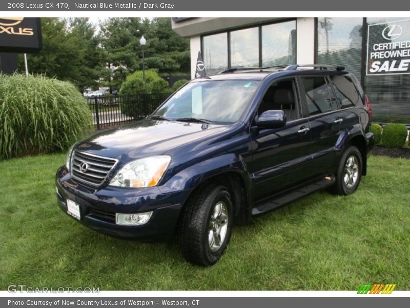 Nautical Blue Metallic / Dark Gray 2008 Lexus GX 470