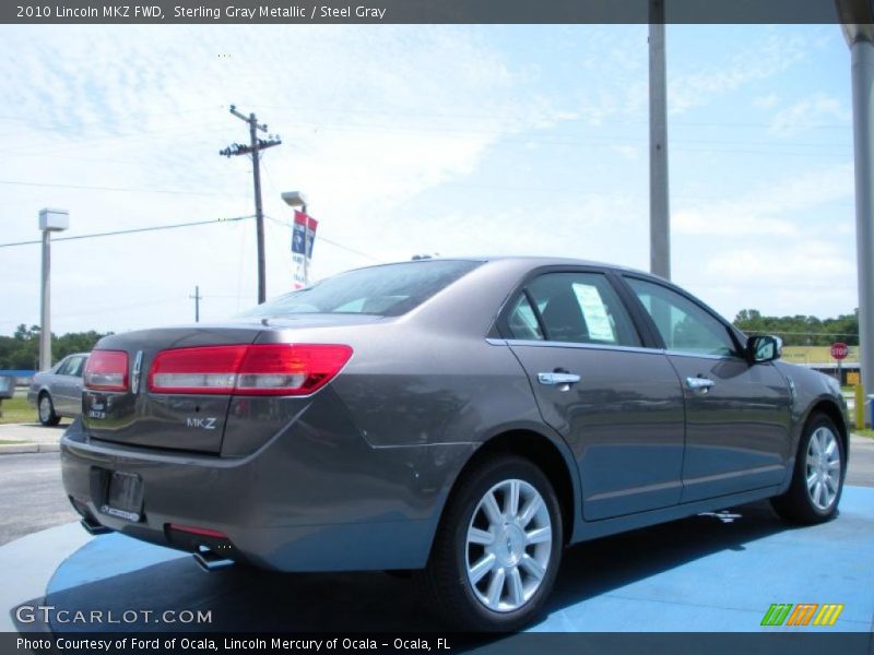 Sterling Gray Metallic / Steel Gray 2010 Lincoln MKZ FWD