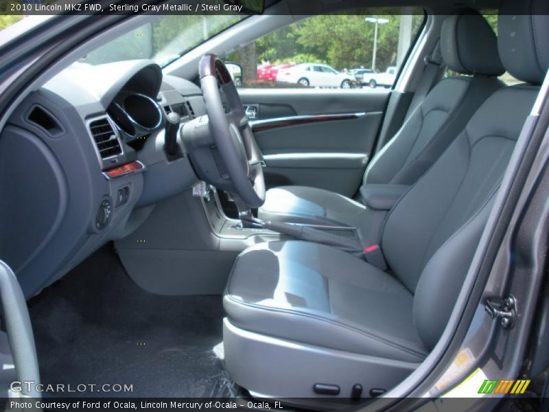 Sterling Gray Metallic / Steel Gray 2010 Lincoln MKZ FWD