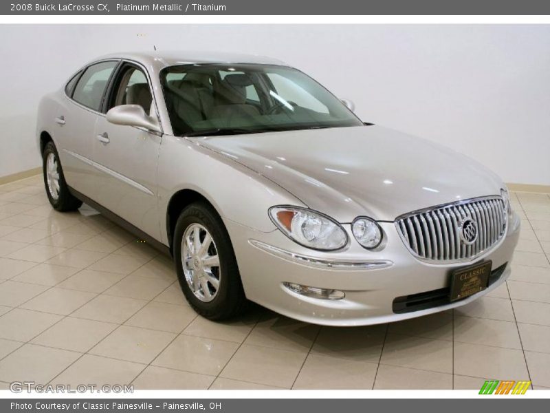 Platinum Metallic / Titanium 2008 Buick LaCrosse CX
