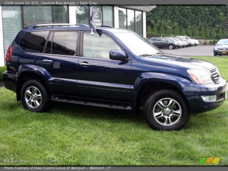 Nautical Blue Metallic / Dark Gray 2008 Lexus GX 470