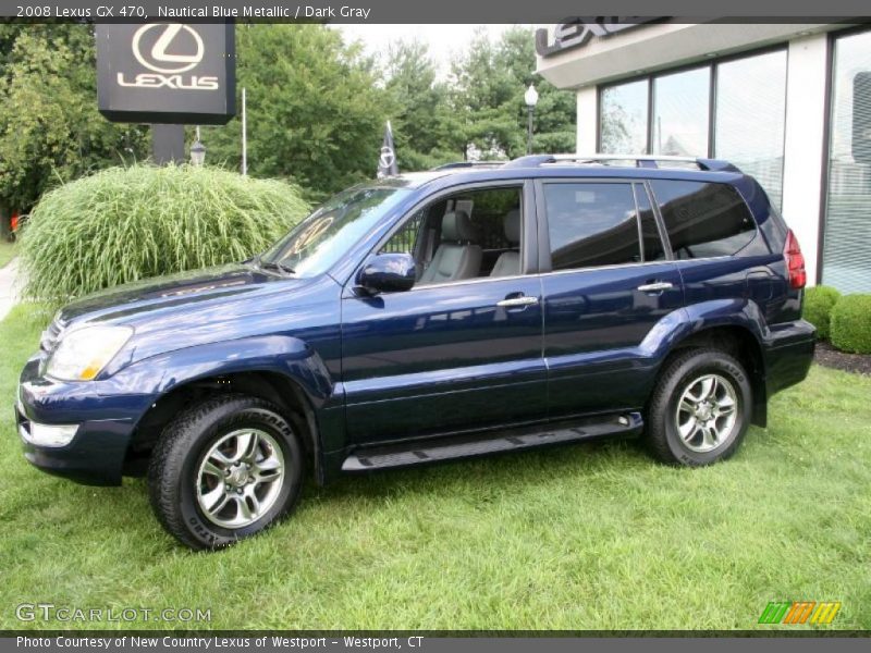 Nautical Blue Metallic / Dark Gray 2008 Lexus GX 470