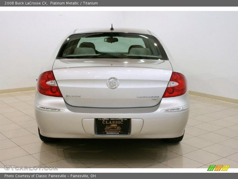 Platinum Metallic / Titanium 2008 Buick LaCrosse CX
