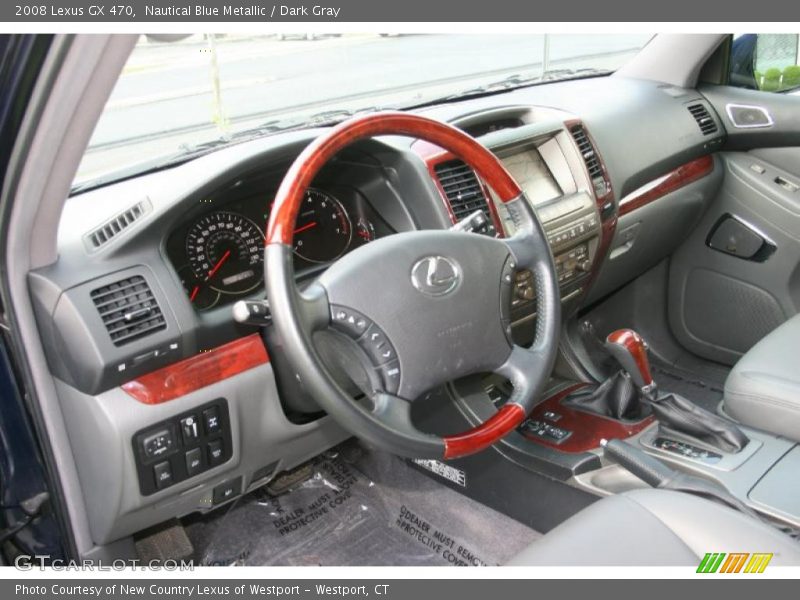 Nautical Blue Metallic / Dark Gray 2008 Lexus GX 470
