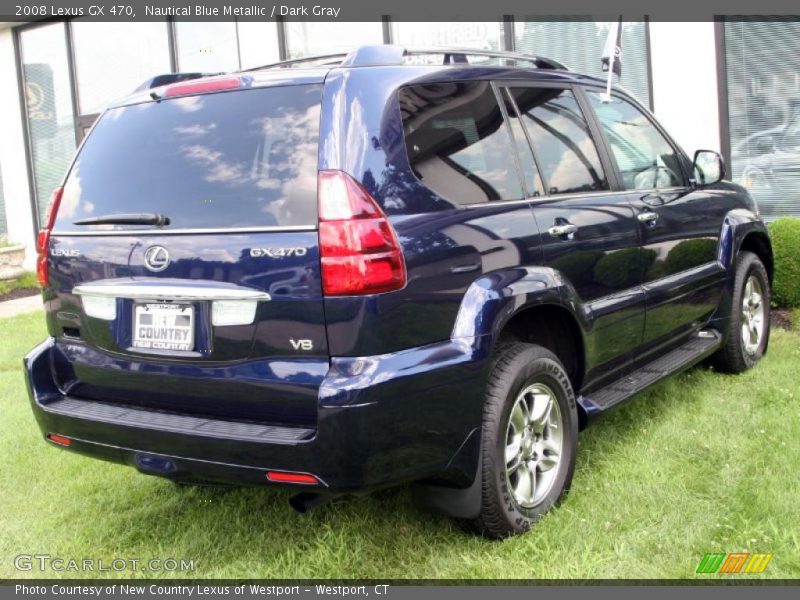 Nautical Blue Metallic / Dark Gray 2008 Lexus GX 470