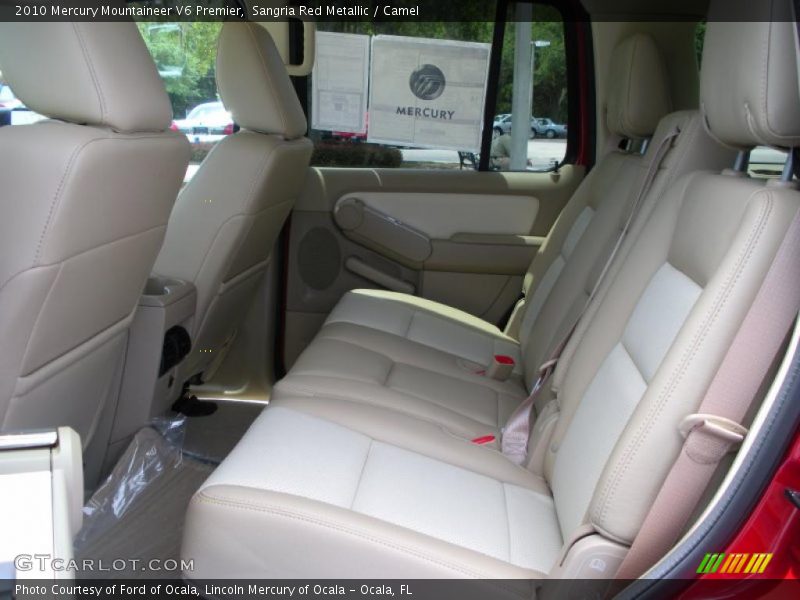 Sangria Red Metallic / Camel 2010 Mercury Mountaineer V6 Premier