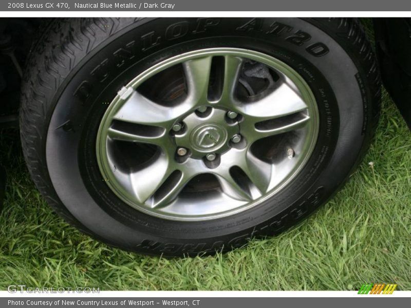 Nautical Blue Metallic / Dark Gray 2008 Lexus GX 470