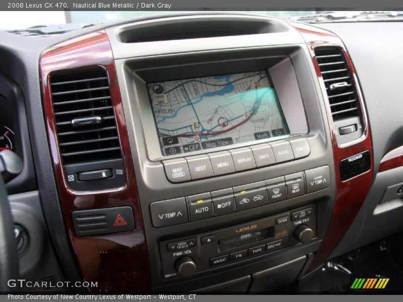 Nautical Blue Metallic / Dark Gray 2008 Lexus GX 470