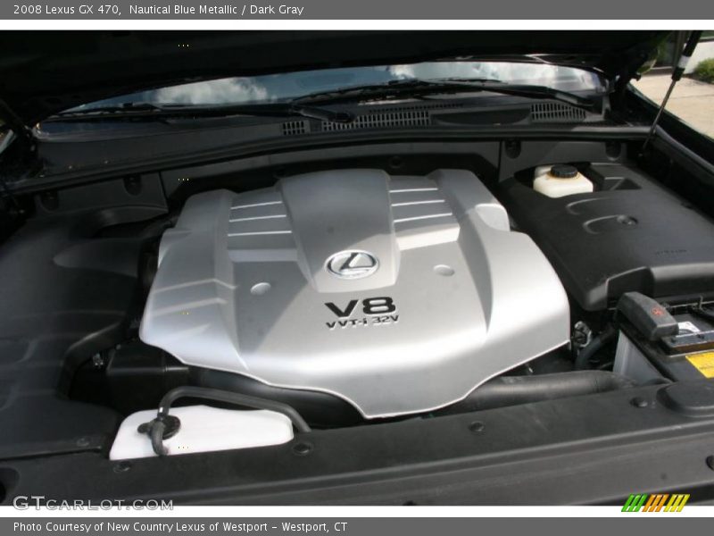 Nautical Blue Metallic / Dark Gray 2008 Lexus GX 470
