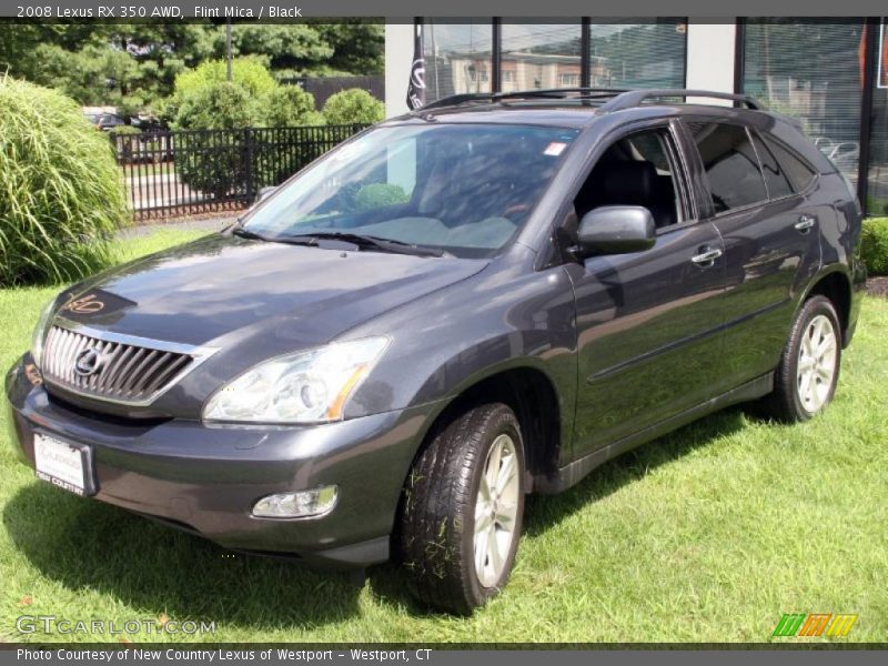 Flint Mica / Black 2008 Lexus RX 350 AWD