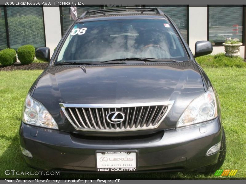Flint Mica / Black 2008 Lexus RX 350 AWD