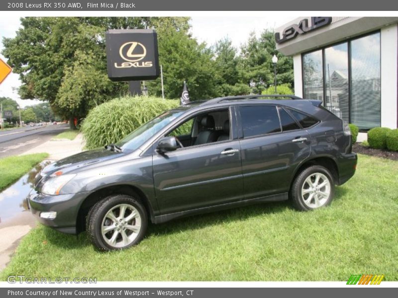 Flint Mica / Black 2008 Lexus RX 350 AWD