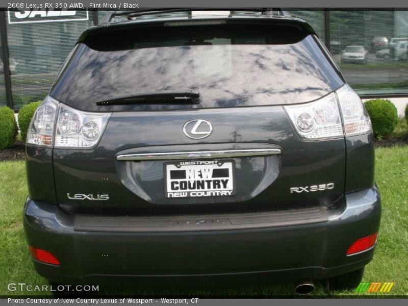 Flint Mica / Black 2008 Lexus RX 350 AWD