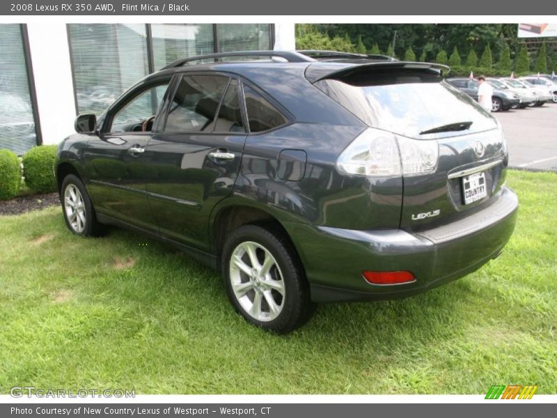 Flint Mica / Black 2008 Lexus RX 350 AWD