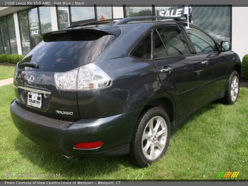 Flint Mica / Black 2008 Lexus RX 350 AWD