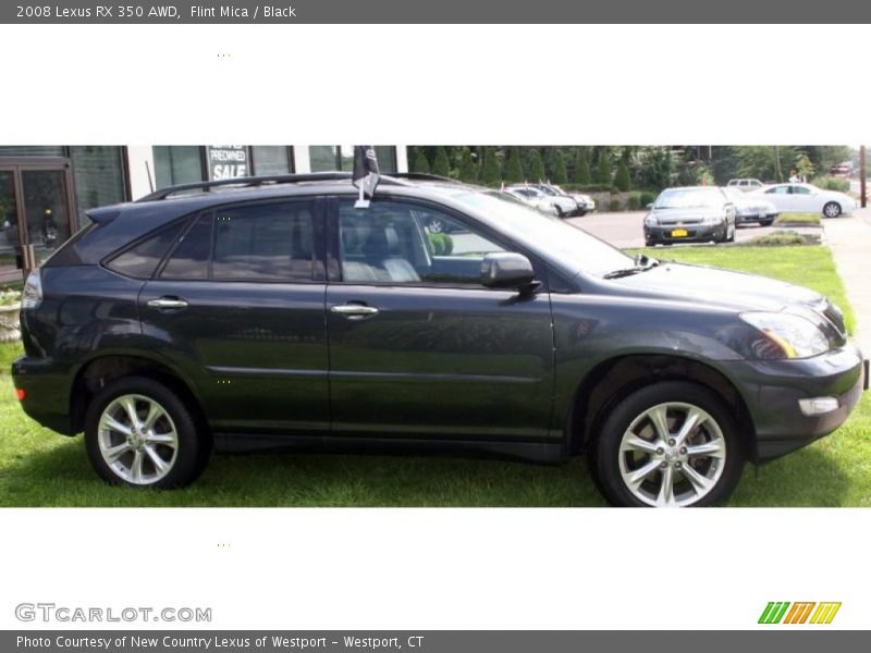 Flint Mica / Black 2008 Lexus RX 350 AWD