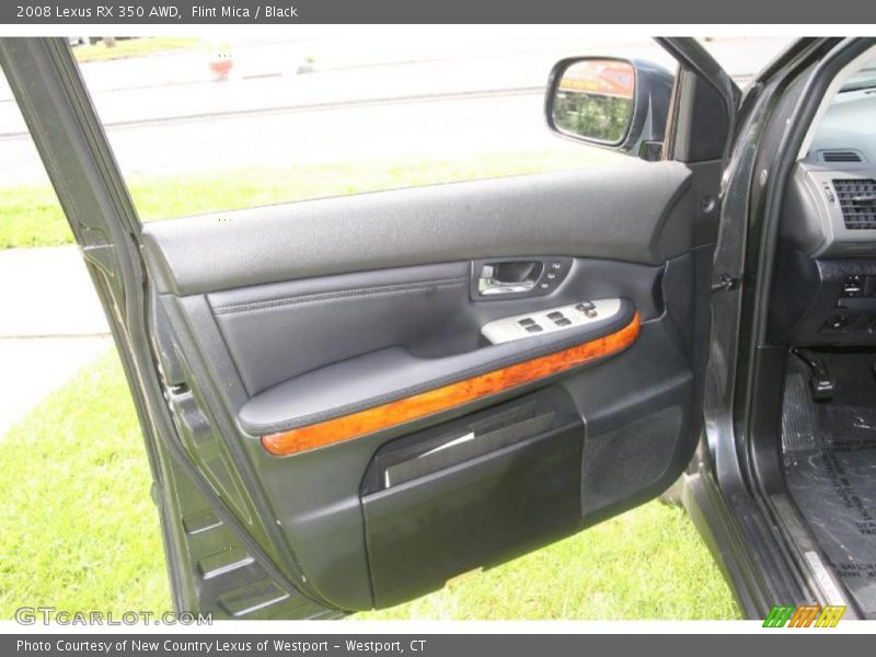Flint Mica / Black 2008 Lexus RX 350 AWD