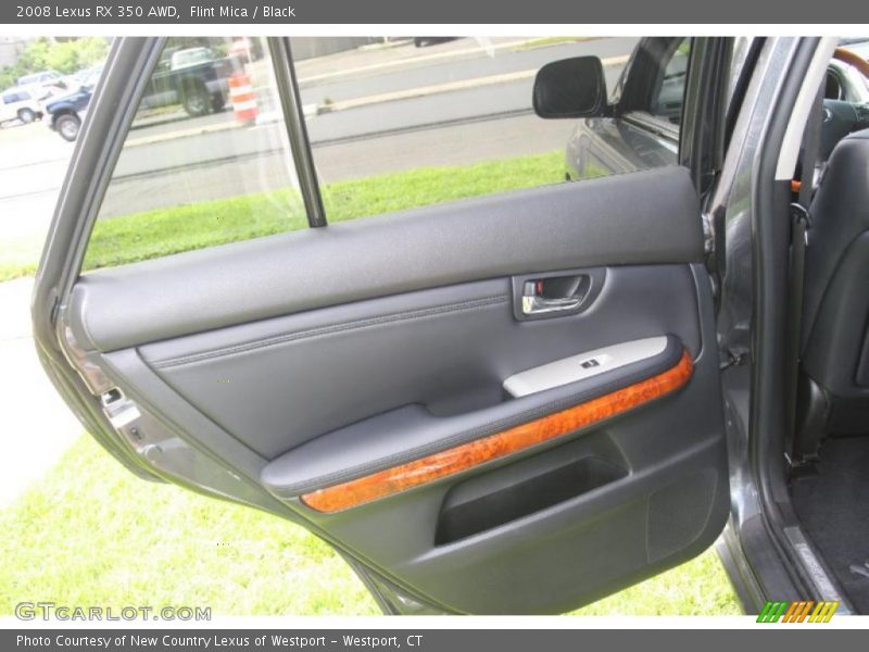 Flint Mica / Black 2008 Lexus RX 350 AWD