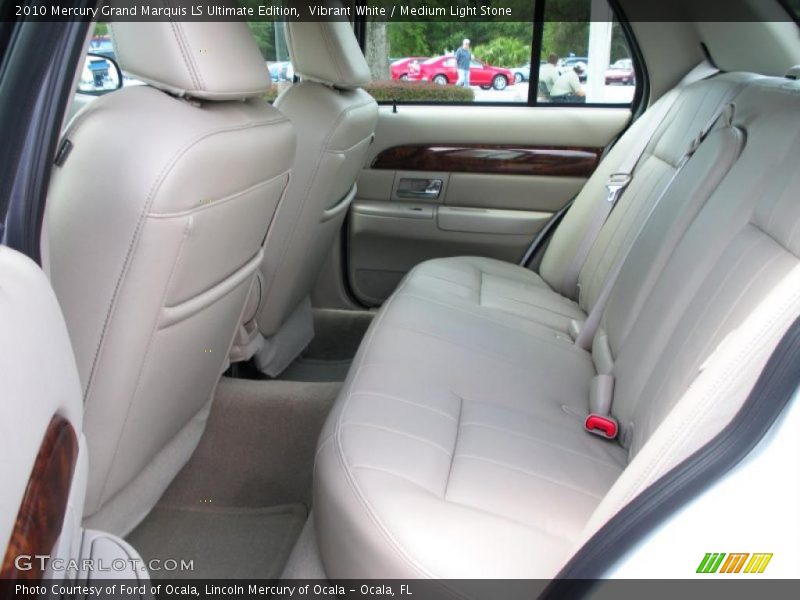 Vibrant White / Medium Light Stone 2010 Mercury Grand Marquis LS Ultimate Edition