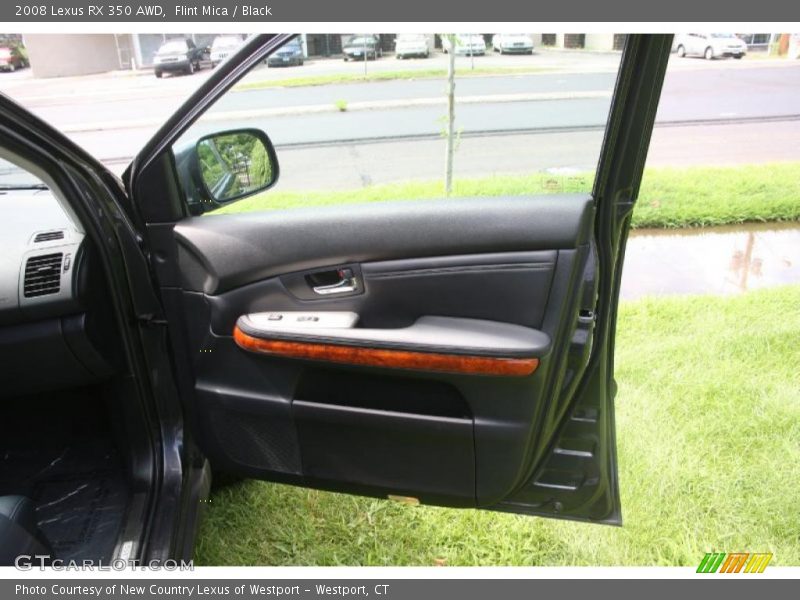 Flint Mica / Black 2008 Lexus RX 350 AWD