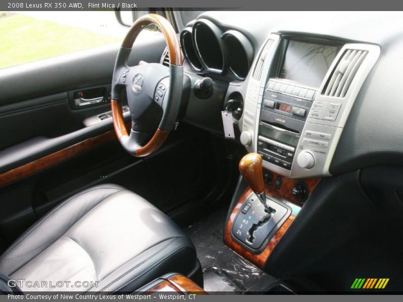 Flint Mica / Black 2008 Lexus RX 350 AWD