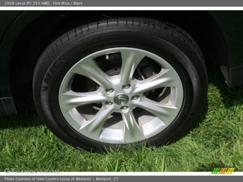 Flint Mica / Black 2008 Lexus RX 350 AWD