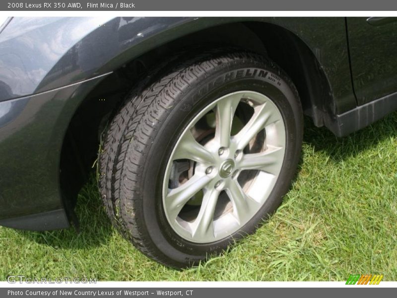 Flint Mica / Black 2008 Lexus RX 350 AWD