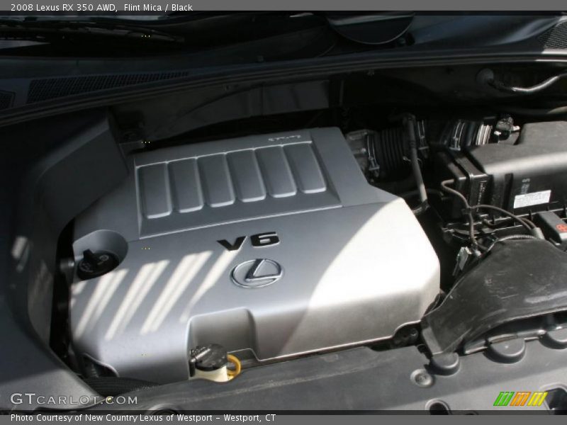Flint Mica / Black 2008 Lexus RX 350 AWD