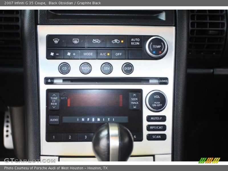 Black Obsidian / Graphite Black 2007 Infiniti G 35 Coupe