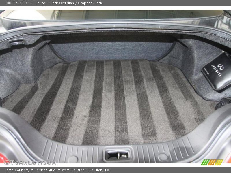Black Obsidian / Graphite Black 2007 Infiniti G 35 Coupe
